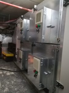 Çift geçiş 4lü elektrostatik filtre